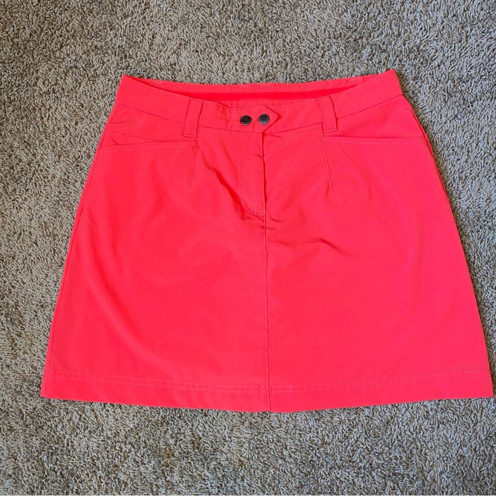 Jack WolfSkin Skort Women's Size S Coral Outdoor Hiking Skirt Tennis Pickleball